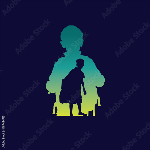 World day against child labour, May day concept art
