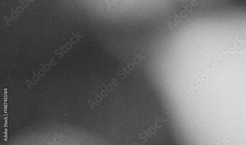Black white dark gray silver abstract background. Color gradient. Wave. Rough grain grainy grungy noise dust. Brushed matte shimmery blur.