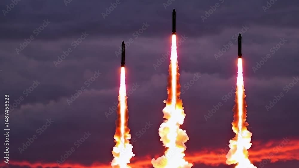 Missile Launch into the Sky – Powerful Rocket Firing Scene

missile launch, rocket launch, firing missile, military rocket, missile in air, explosion, rocket firing, missile trail, combat missile, lau