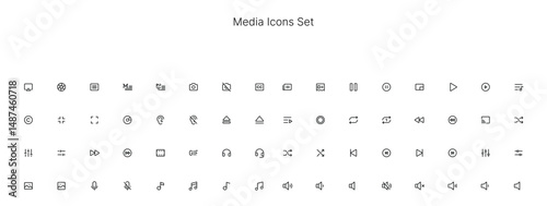 Media Icons Set