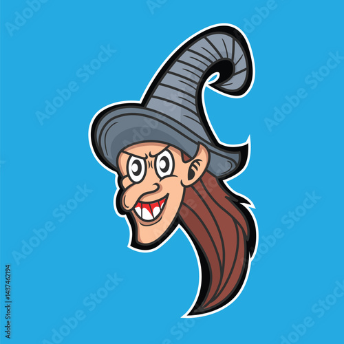spooky abstract cartoon character illustration