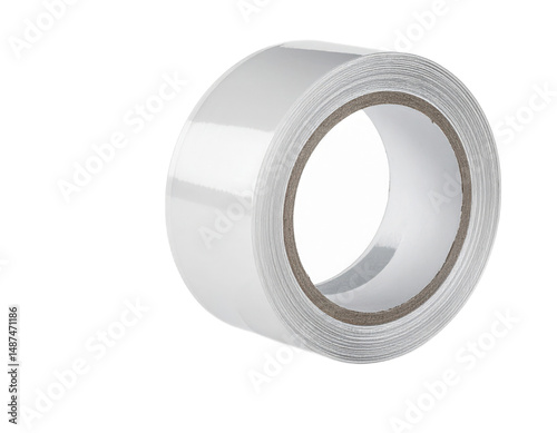 Clear adhesive tape roll on a white background for packaging, crafts, and general use in home and office settings