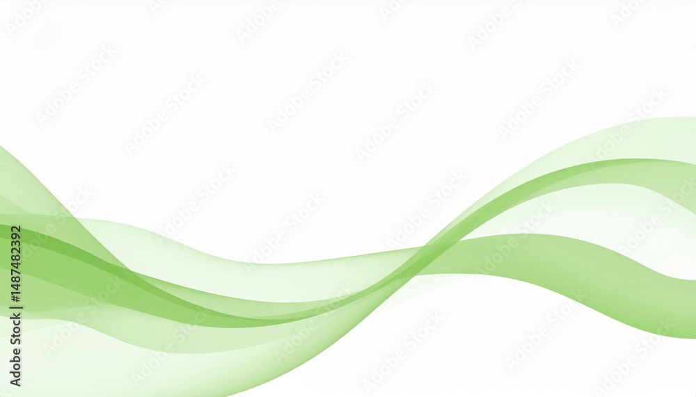 Dynamic green waves flowing abstract design graphic art minimalist style optimistic vibe Dynamic green waves flowing abstract design graphic art minimalist style optimistic vibe