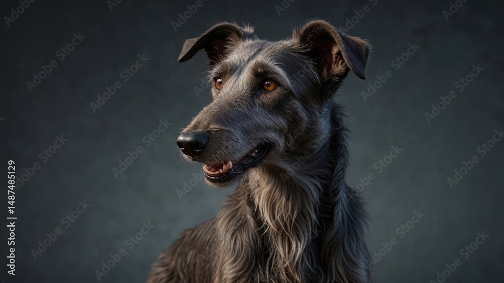Fototapeta premium Scottish Deerhound Dog