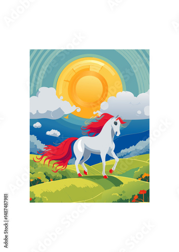 his immense size and power. horse were hooves that had pounded the earth in fierce gallops, horse leaving trails of fire in his wake. horse were hooves that spoke of his connection to the earth, his a