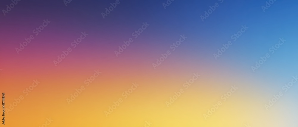 Naklejka premium Color gradient background with vibrant hues for design projects, digital art, website backgrounds, and creative presentations showcasing blue and orange tones.