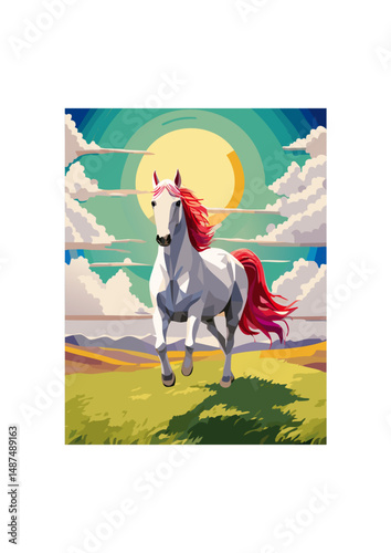  horse held the secrets of the forest, the memories of forgotten ages, and the wisdom of the ancient spirits.
To look into his eyes was to glimpse the soul of the forest itself