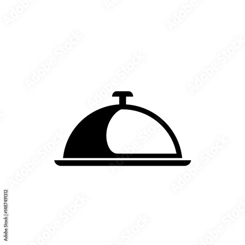 Restaurant cloche icon