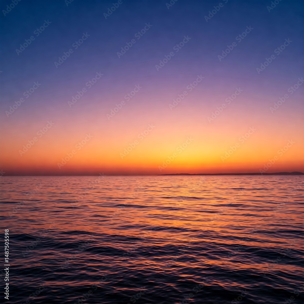 Fototapeta premium sunset over the sea