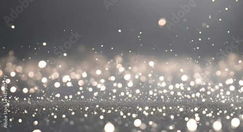 Shimmering Gold and Silver Glitter Background