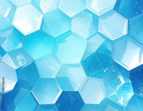 Abstract Geometric Hexagon Pattern Background