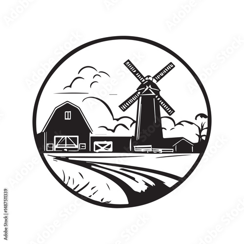 farm livestock vector illustration