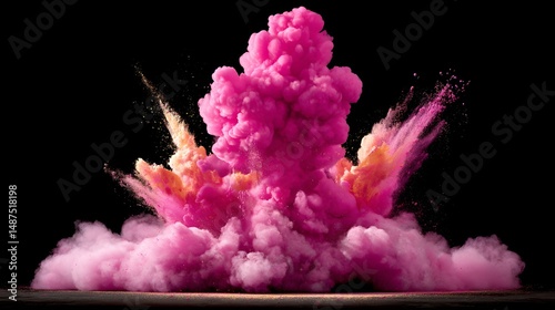 splash explosion rendered in metallic tones and digital haze