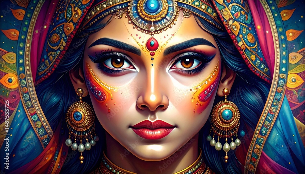 Fototapeta premium woman with makeup