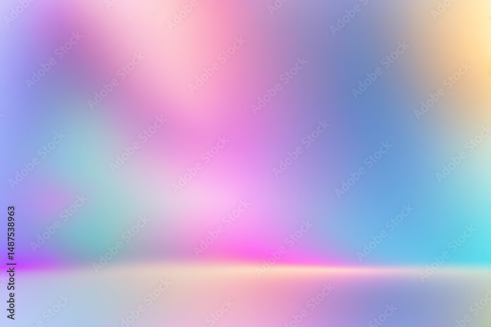 Fototapeta premium Pastel rainbow gradient background soft colors