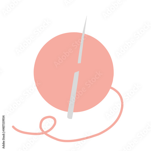 Spool thread vector illustration