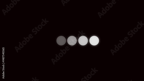 circle loding animation on a balck background.Beautiful Circle Loading icon animation.4k video icon beautiful circle lodading icon animation