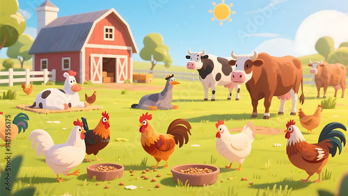farm animals farm