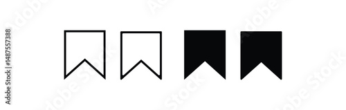 Bookmark icon, Vector illustration, bookmark icon design Free Download Bookmark icon, Vector illustration, bookmark icon design - GFXLoad