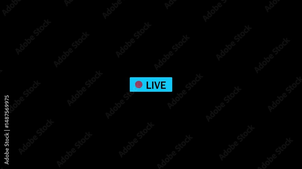 Live camera icon isolated on white background . Live stream icon. Red stream video broadcast icon. Live logo online.
