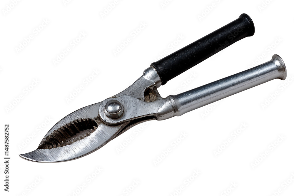 Obraz premium Pruning shears, white isolate background