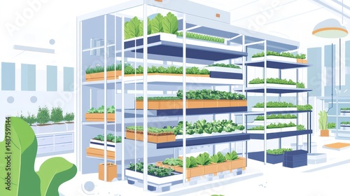 Indoor Vertical Farming: A Modern Approach to Sustainable Agriculture