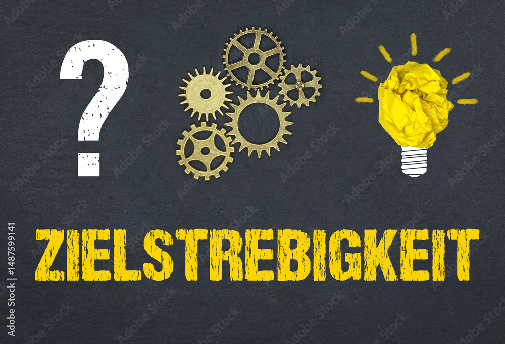 Obraz premium Zielstrebigkeit