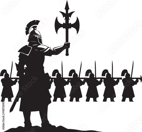 Lone Templar Army vector