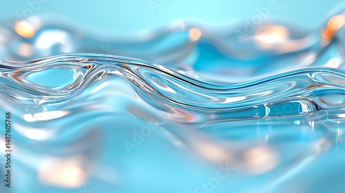 Water Surface Abstract Blue