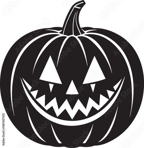 halloween pumpkin silhouette vector icon, halloween pumpkin clipart, pumpkin illustration