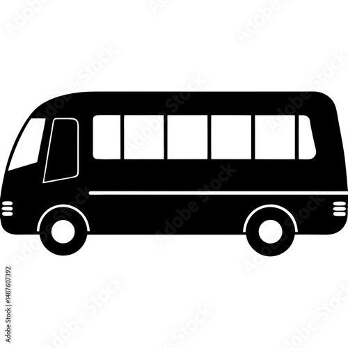 vector illustration of a bus