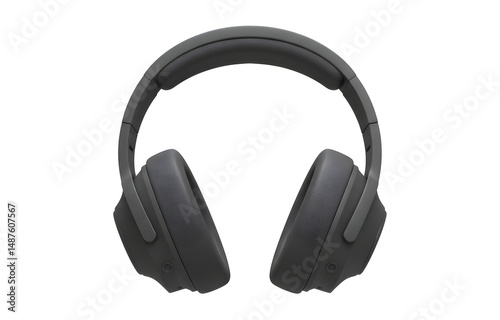 Headphones 3d render isolated on white