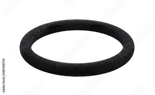 Hair tie realistic 3d render isolated on white