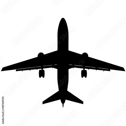 airplane isolated on white background