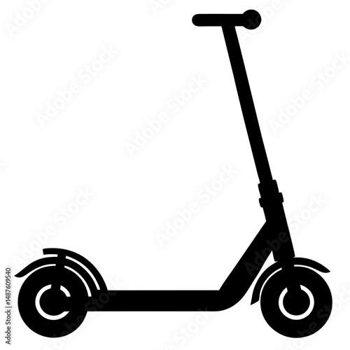 scooter isolated on white