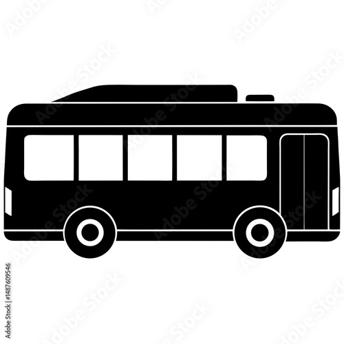 vector illustration of a bus