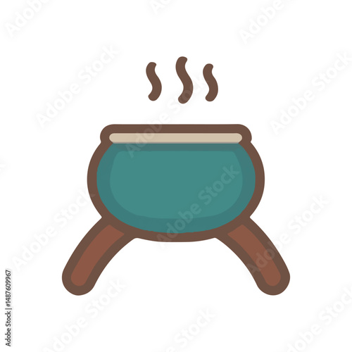 illustration of pan cooking 