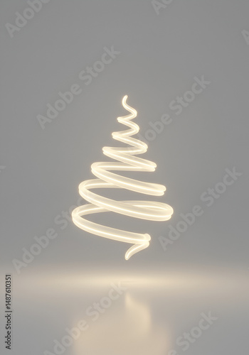 Abstract Christmas tree design