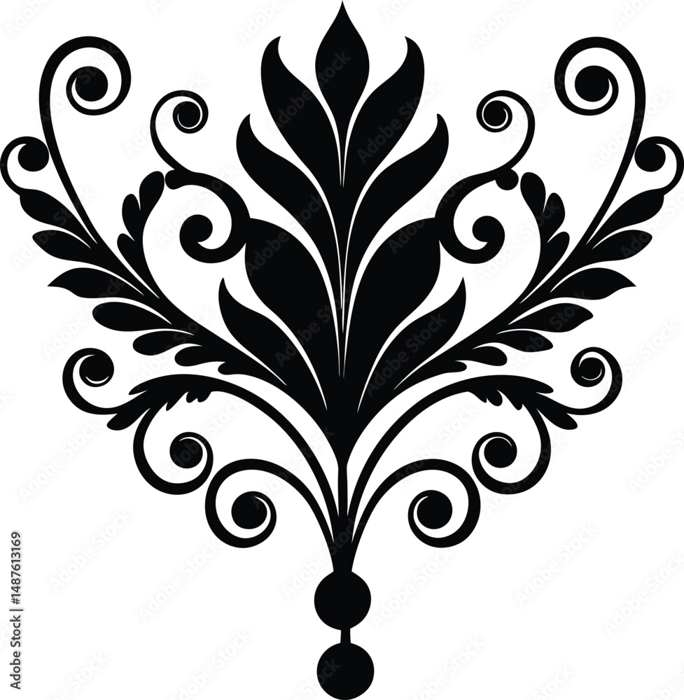 Obraz premium black and white tree