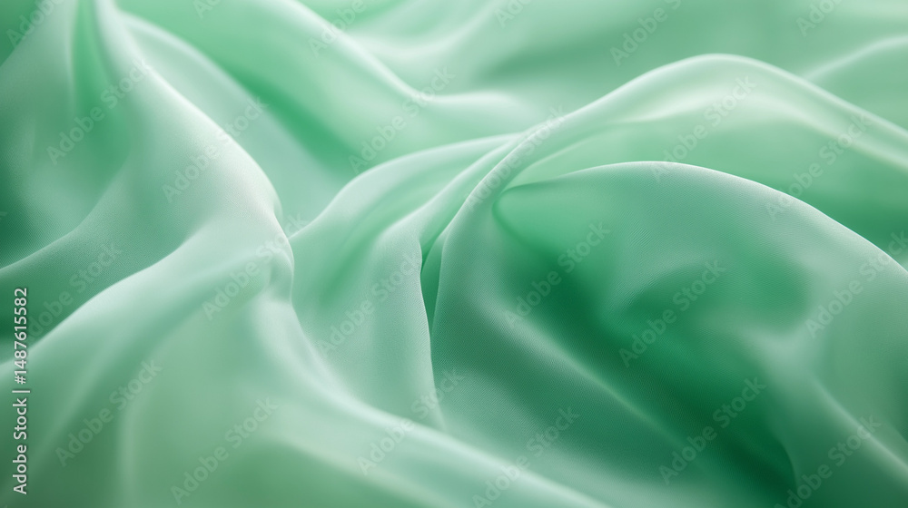 Obraz premium Soft lime green gradient background with subtle fabric texture