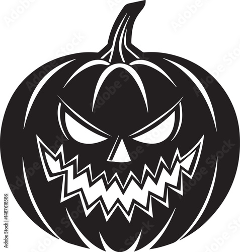 halloween pumpkin silhouette vector icon, halloween pumpkin clipart, pumpkin illustration