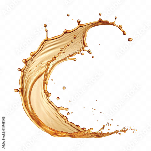 realistic olive, cooking and engine oil splash, cosmetic serum liquid isolated on white background