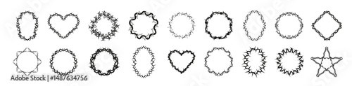 Spiky Frames and Ornaments