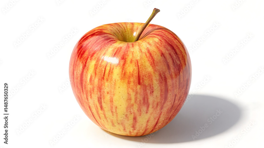 fresh red apple on white background fresh red apple on white background