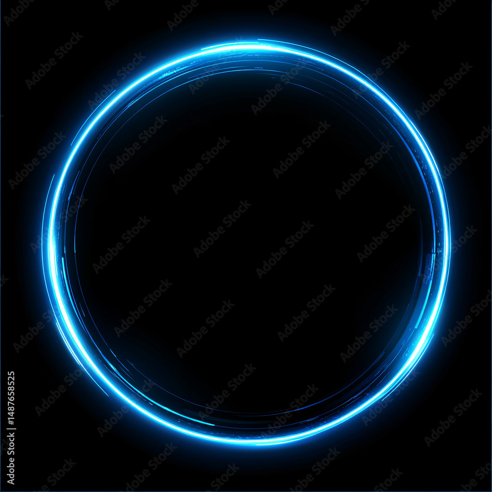 Obraz premium Light effects art on a black background