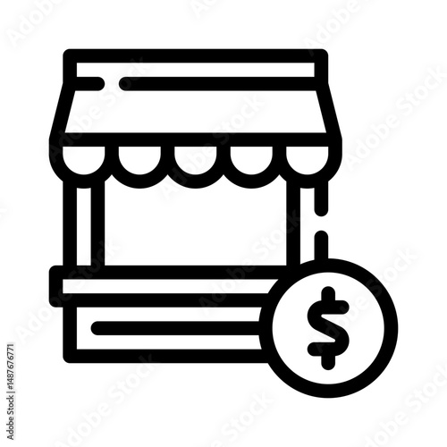 merchant line icon