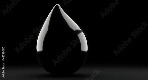 black,  drop,  single, Single Black Drop