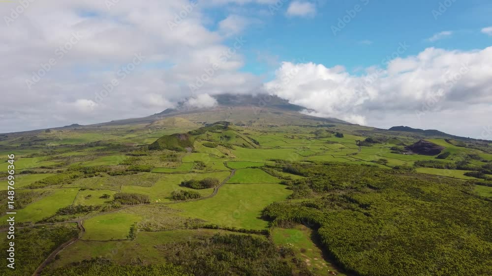 Views of Pico island, Azores, Portugal