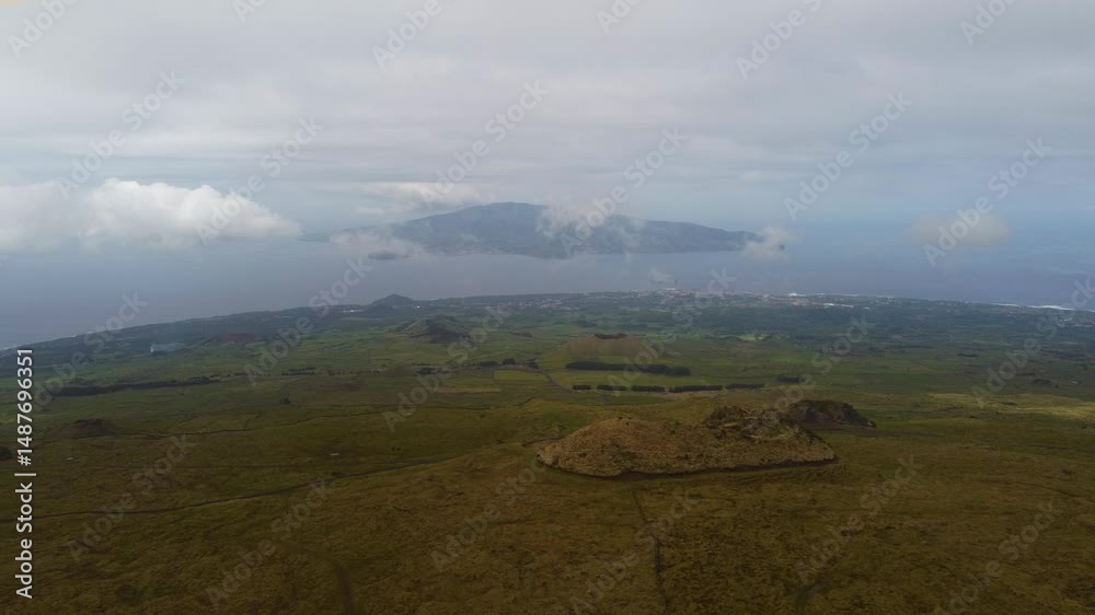 Views of Pico island, Azores, Portugal