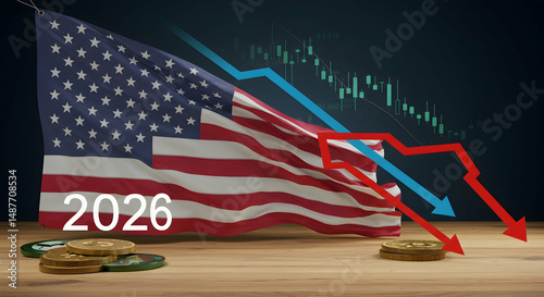 usa,  american flag,  united states, US Economy 2026 Recession Prediction, Cryptocurrency Crash, Financial Crisis
